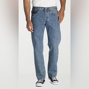 Levi’s men’s 501 md wsh straight leg mid rise button fly jns 32 grunge